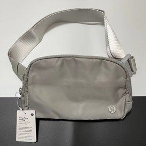 lululemon new silver belt bag